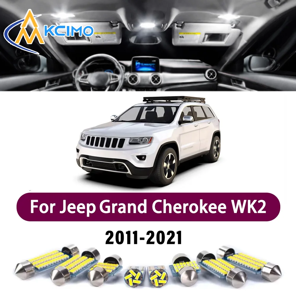 Premium LED Interior Lighting Kit for Jeep Grand Cherokee WK2 2011-2021 2012 High-Quality Error-Free Dome Map Trunk Auto Lamps
Premium LED Interior Lighting Kit for Jeep Grand Cherokee WK2 2011-2021 2012 High-Quality Error-Free Dome Map Trunk Auto Lamps