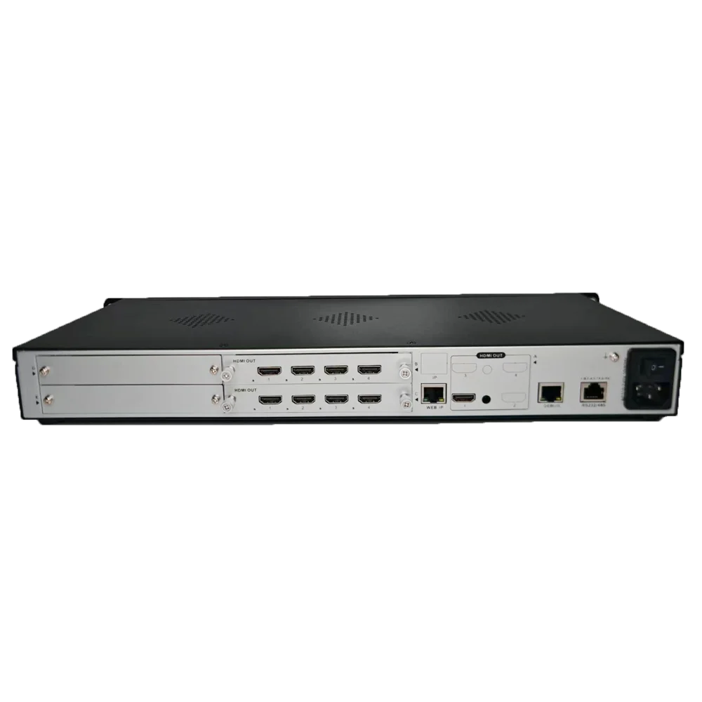 2K 0-in-9-out Metal Video Decoder Matrix 4k Processor Equipment 16-screen Split Other Professional Audio Video Lighting
2K 0-in-9-out Metal Video Decoder Matrix 4k Processor Equipment 16-screen Split Other Professional Audio Video Lighting