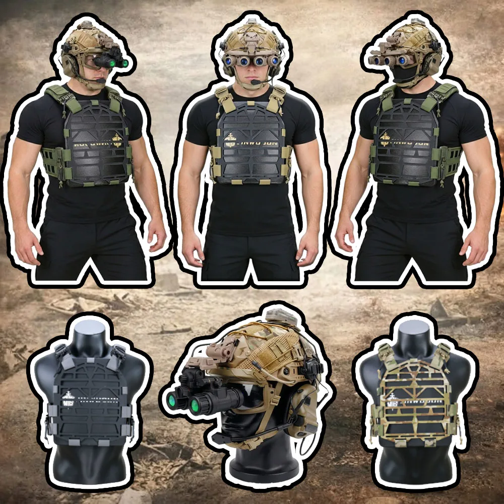 Tactical NVG Goggle Helmet Set with Ear Defense Green Laser Hunting Headset Adjustable Level IIIA GA3 Bulletproof Vest Body
Tactical NVG Goggle Helmet Set with Ear Defense Green Laser Hunting Headset Adjustable Level IIIA GA3 Bulletproof Vest Body