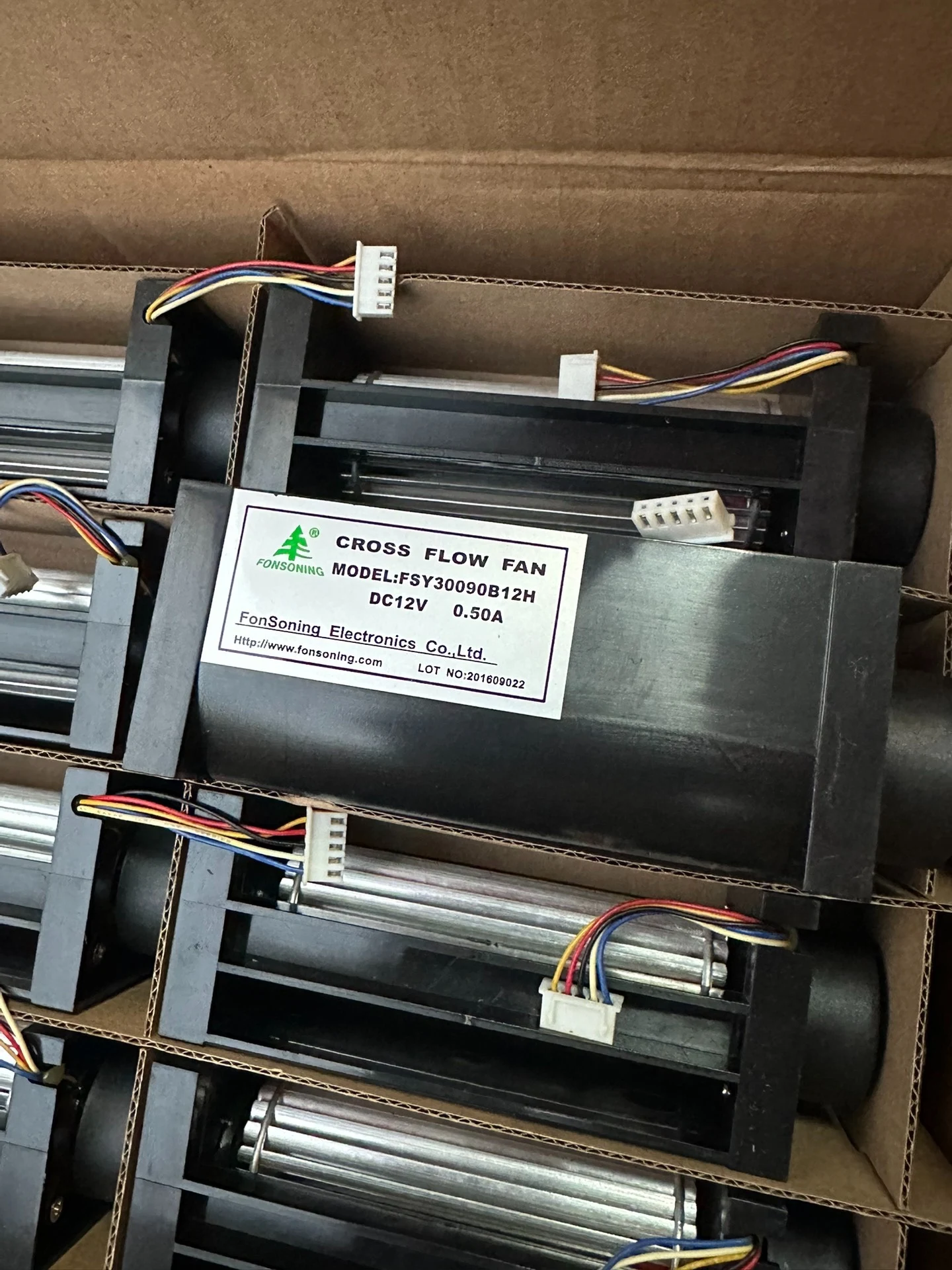 FonSoning FSY30090B12H DC12V 0.50A Double Ball Crossflow Fan
FonSoning FSY30090B12H DC12V 0.50A Double Ball Crossflow Fan