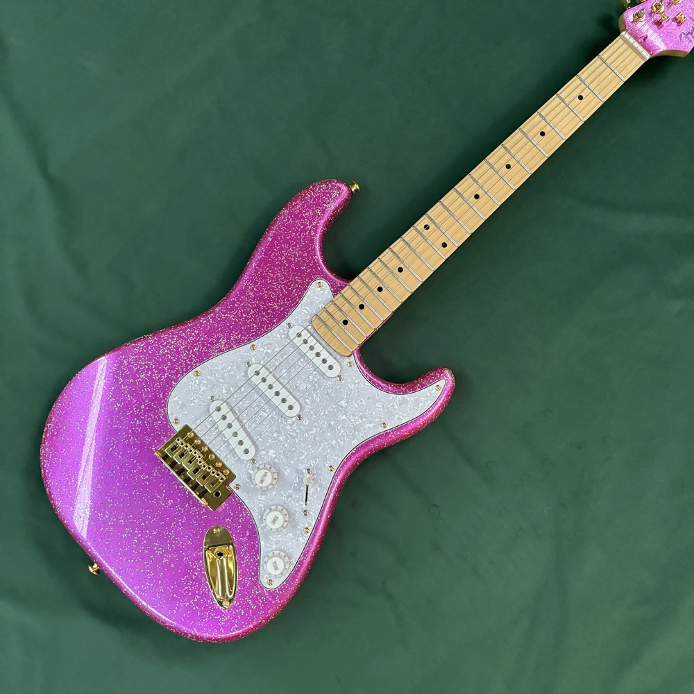 6-string electric guitar, maple fingerboard single-coil pickup guitars, gold hardware electric guitarra
6-string electric guitar, maple fingerboard single-coil pickup guitars, gold hardware electric guitarra