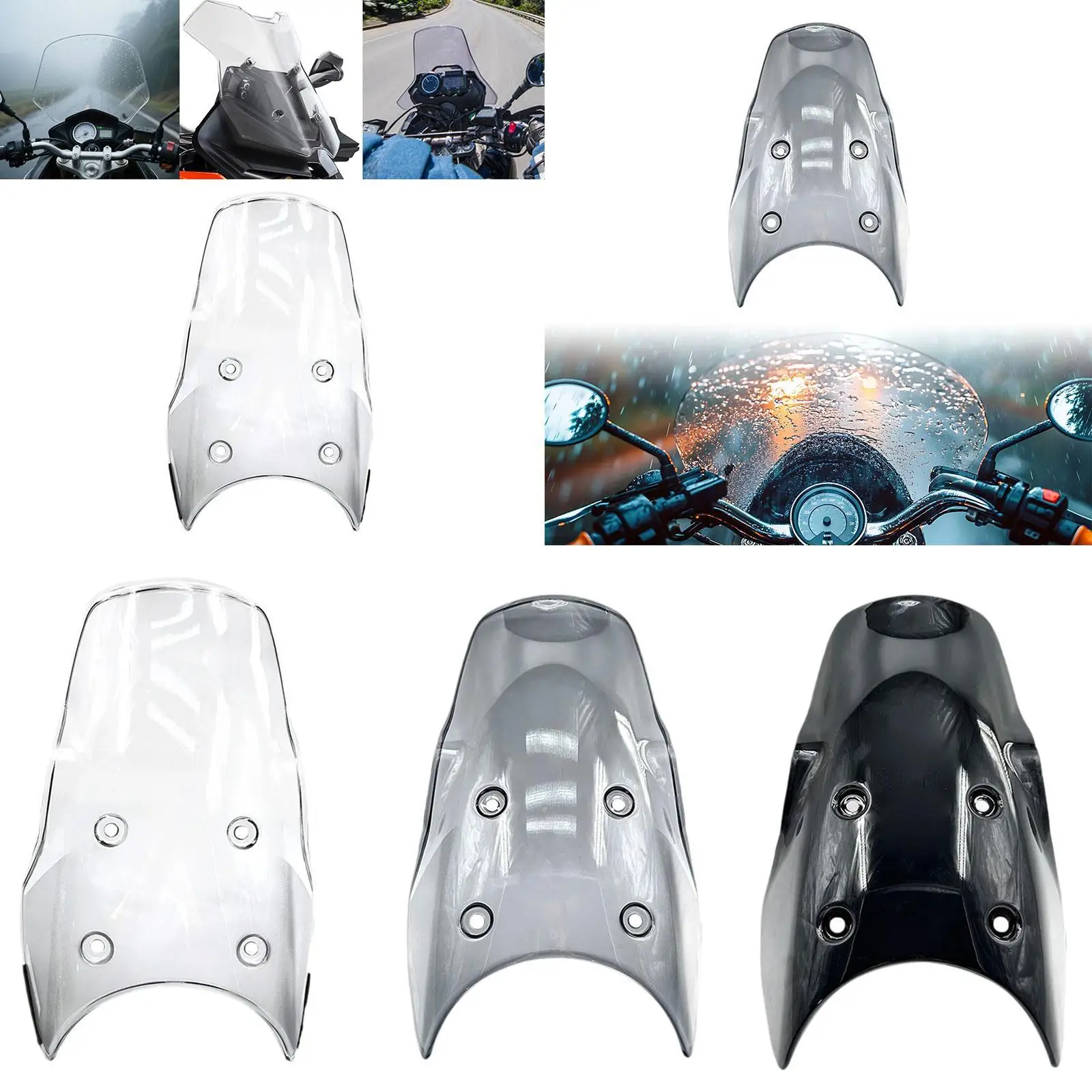 Лобовое стекло мотоцикла, запасной ремонт, простая установка, аксессуары для мотоциклов, замена ветрового дефлектора 
Лобовое стекло мотоцикла, запасной ремонт, простая установка, аксессуары для мотоциклов, замена ветрового дефлектора