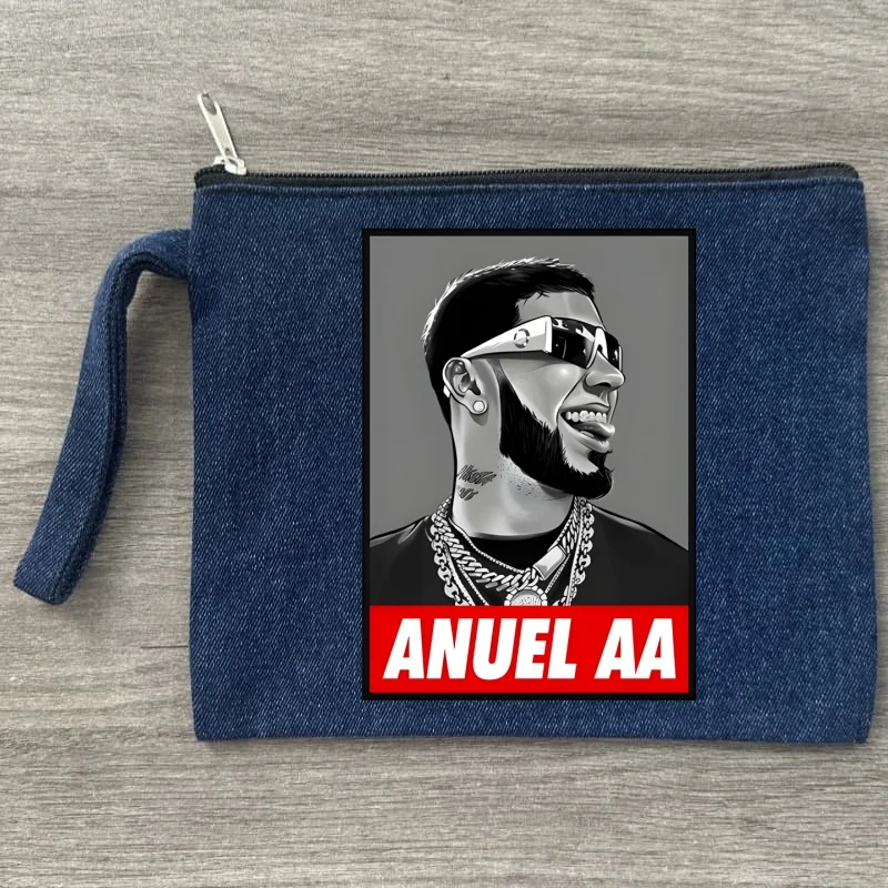 Anuel AA Anuel Винтаж Hasta La Muerte Холщовая косметичка Портативная дорожная джинсовая косметичка на молнии Легкая женская монета
Anuel AA Anuel Винтаж Hasta La Muerte Холщовая косметичка Портативная дорожная джинсовая косметичка на молнии Легкая женская монета