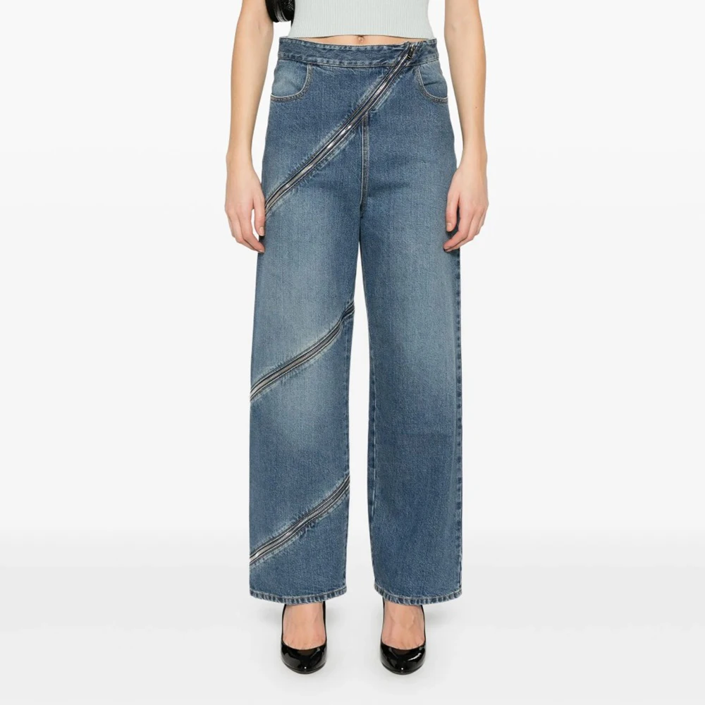 Cotton Women's Pants Y2k Long Zipper Decoration Temperament Elegant Commuter Hundreds Straight Pants Jeans Jeans 2025 Spring New
Cotton Women's Pants Y2k Long Zipper Decoration Temperament Elegant Commuter Hundreds Straight Pants Jeans Jeans 2025 Spring New