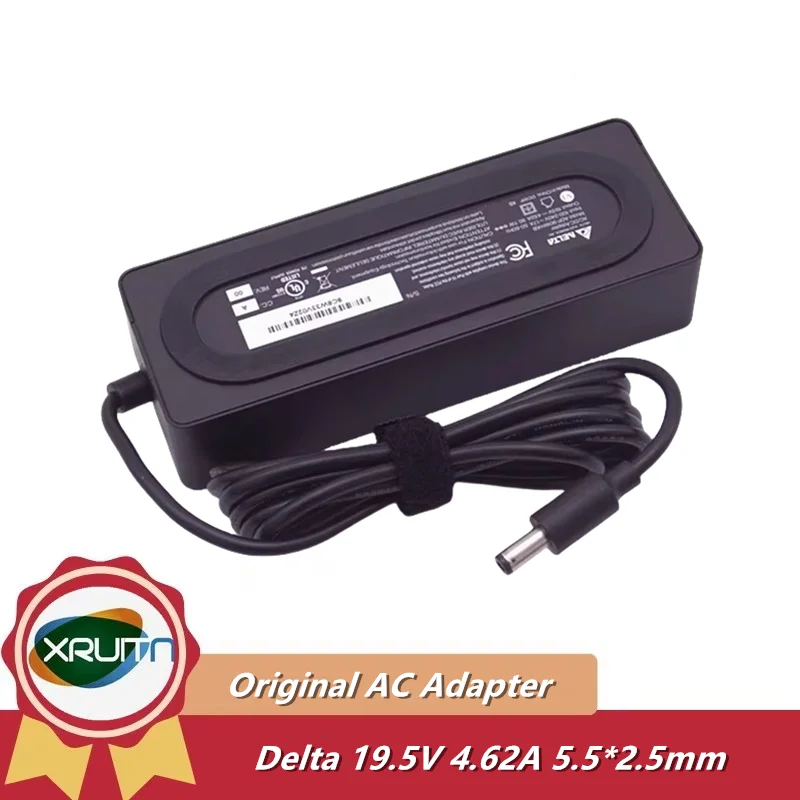 Genuine Delta 90W AC Adapter 19.5V 4.62A Charger ADP-90WHKB Laptop Power Supply 5.5*2.5mm
Genuine Delta 90W AC Adapter 19.5V 4.62A Charger ADP-90WHKB Laptop Power Supply 5.5*2.5mm