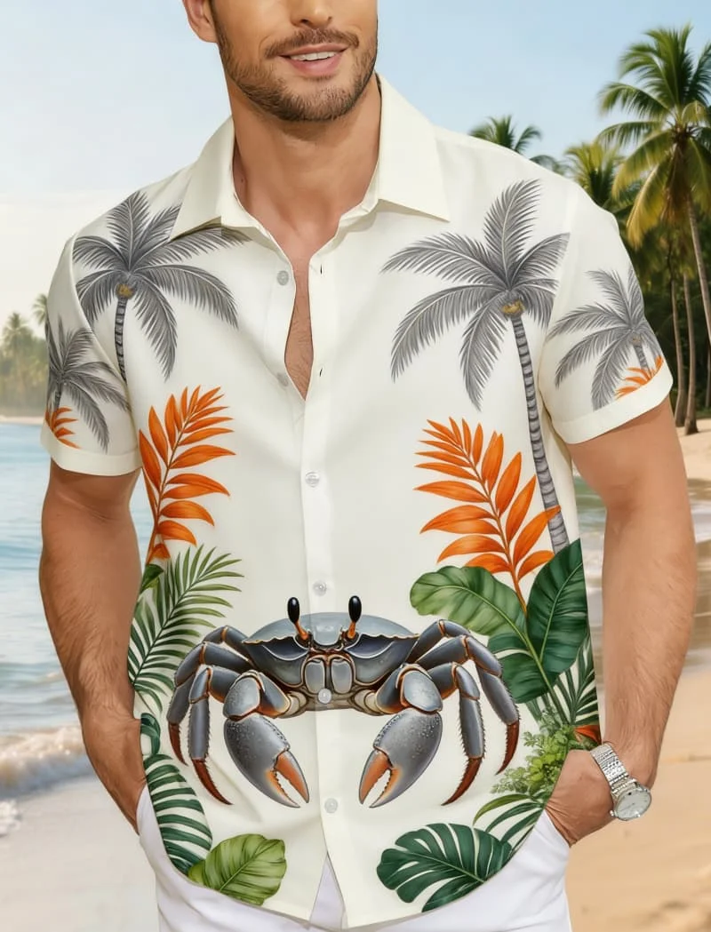 Men's Tropical Animal Print Short Sleeve Shirt Summer Casual Fashion For Daily Wear Holiday Beach And Street Style Outfits
Men's Tropical Animal Print Short Sleeve Shirt Summer Casual Fashion For Daily Wear Holiday Beach And Street Style Outfits