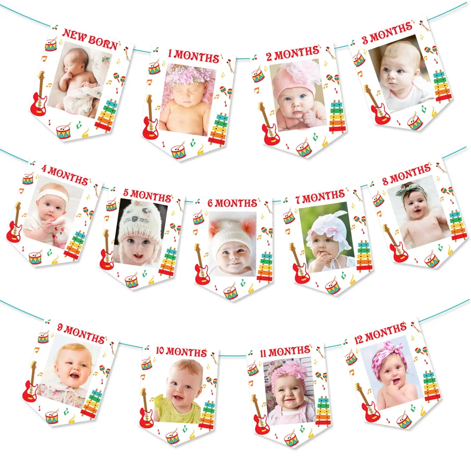 Music Photo Banner for Kids, Photo Banner for Newborn to 12 Months, Mexico Rock, Party Supplies, 1st Birthday
Music Photo Banner for Kids, Photo Banner for Newborn to 12 Months, Mexico Rock, Party Supplies, 1st Birthday