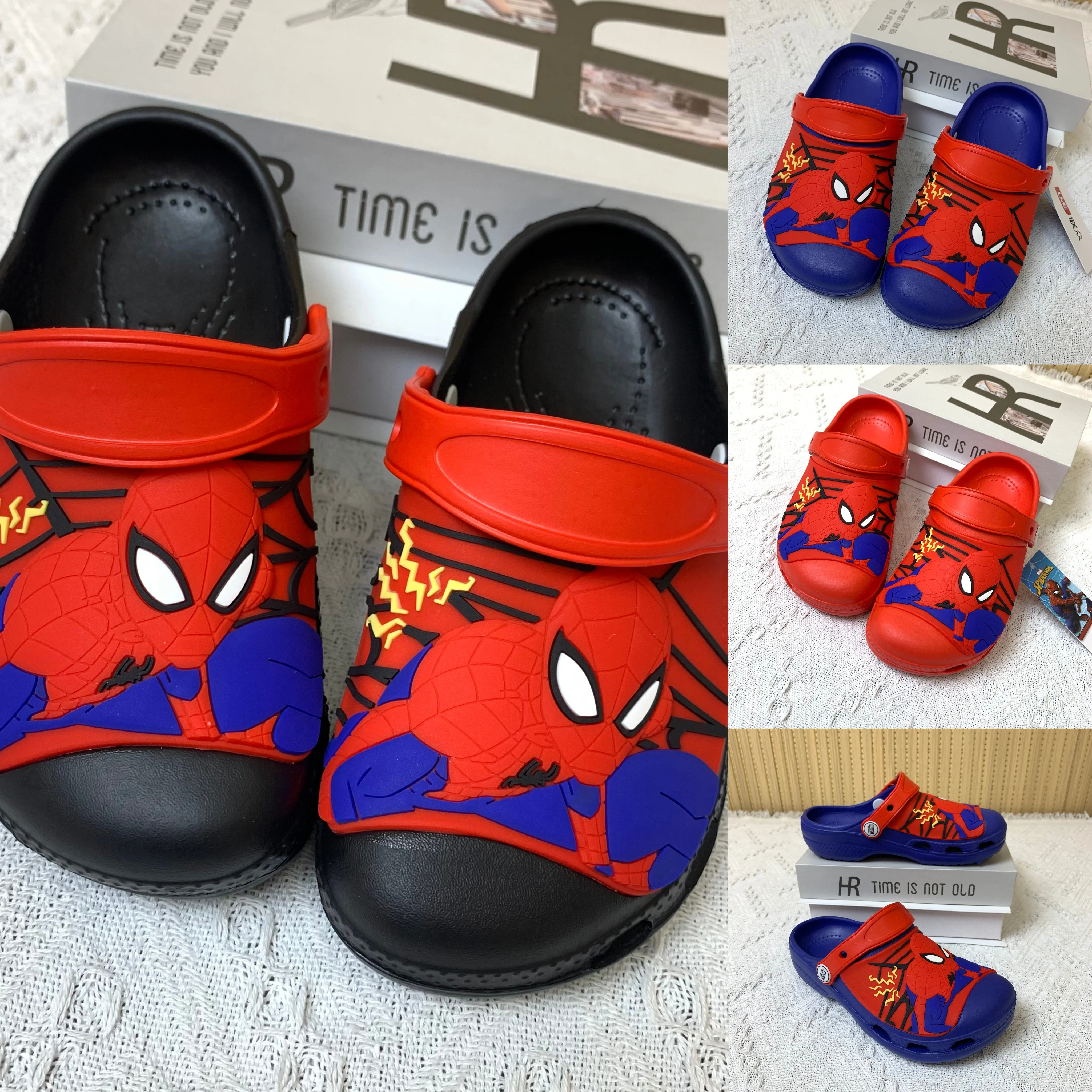 Cartoon Spider-Man Anime Sandals Breathable Soft Slippers Anime Marvel Kids Summer Beach Slip-On Shoes Eva Print Casual Slippers
Cartoon Spider-Man Anime Sandals Breathable Soft Slippers Anime Marvel Kids Summer Beach Slip-On Shoes Eva Print Casual Slippers