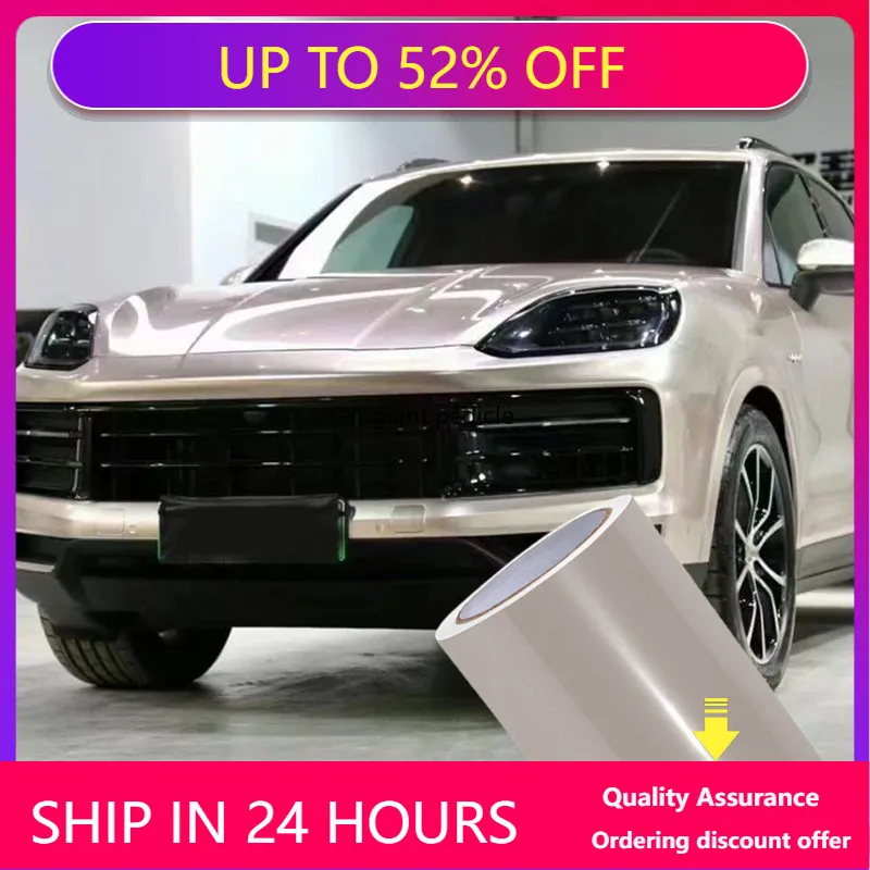 Gloss Metallic Champagne Gold Car Wrap Film Auto Plastic Auto Plastic Assurance Air passage pattern Stickers Covering Foil Air
Gloss Metallic Champagne Gold Car Wrap Film Auto Plastic Auto Plastic Assurance Air passage pattern Stickers Covering Foil Air