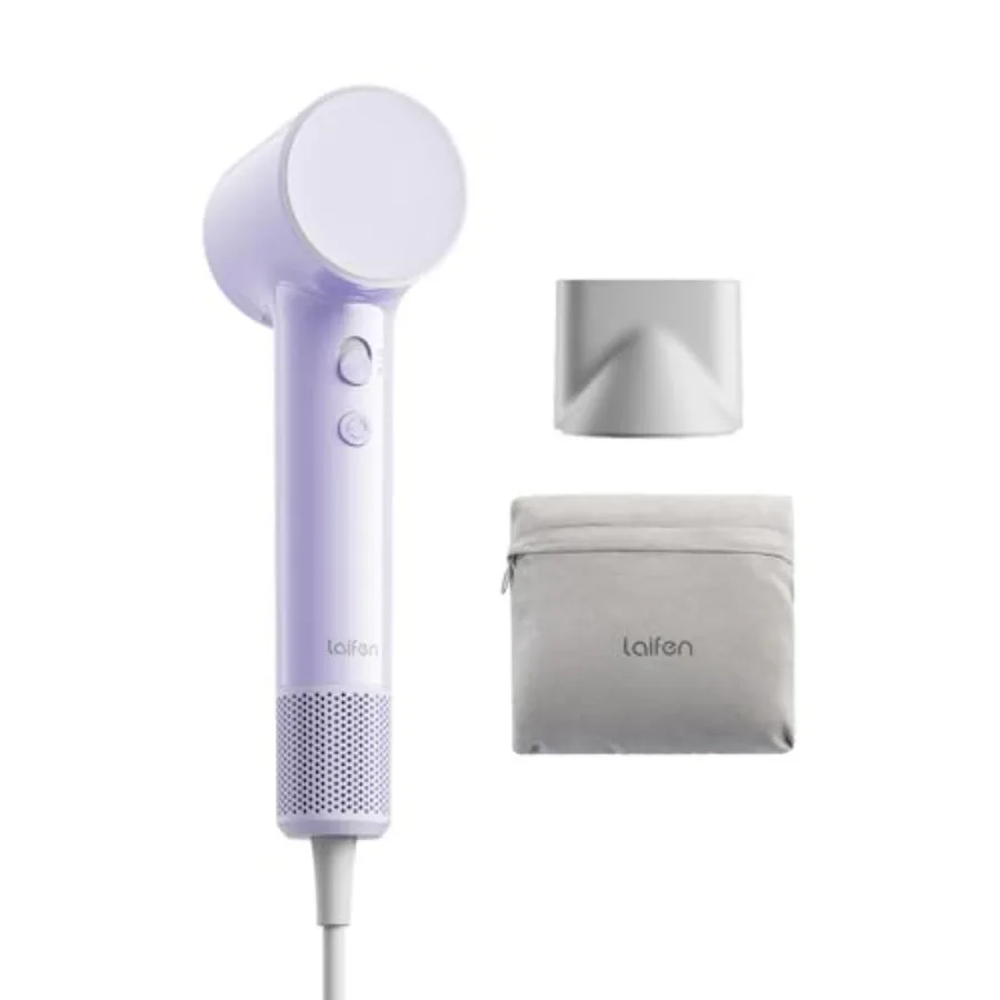 Air Hair Dryer for daily use, lightweight purple plastic with 15× high-speed drying, 110, 000 RPM motor, smart temperature cont
Air Hair Dryer for daily use, lightweight purple plastic with 15× high-speed drying, 110, 000 RPM motor, smart temperature cont