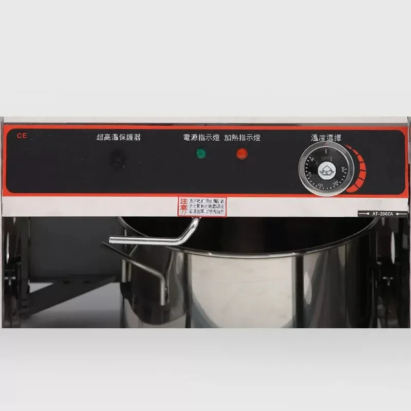 30L/40L Vertical Electric Deep Fryer Commercial Single-Tank Chicken Fryer with Thermostat Temperature Control 220V/3(Customized)
30L/40L Vertical Electric Deep Fryer Commercial Single-Tank Chicken Fryer with Thermostat Temperature Control 220V/3(Customized)