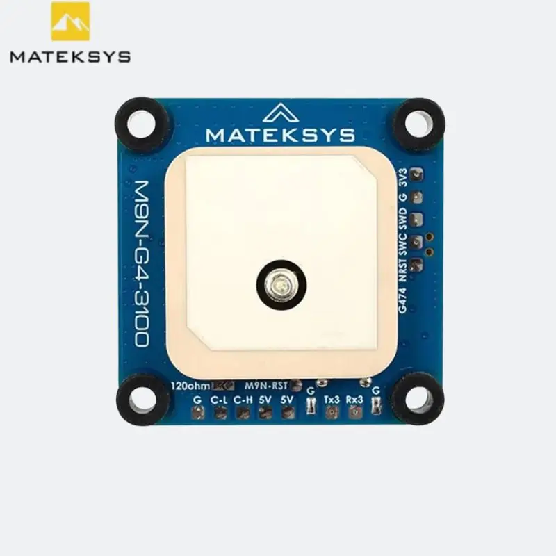 MATEKSYS M9N-G4-3100 CAN Node, High Precision NEO-M9N GNSS Module with RM3100, DroneCAN Protocol & UART_MSP for RC FPV Drone
MATEKSYS M9N-G4-3100 CAN Node, High Precision NEO-M9N GNSS Module with RM3100, DroneCAN Protocol & UART_MSP for RC FPV Drone