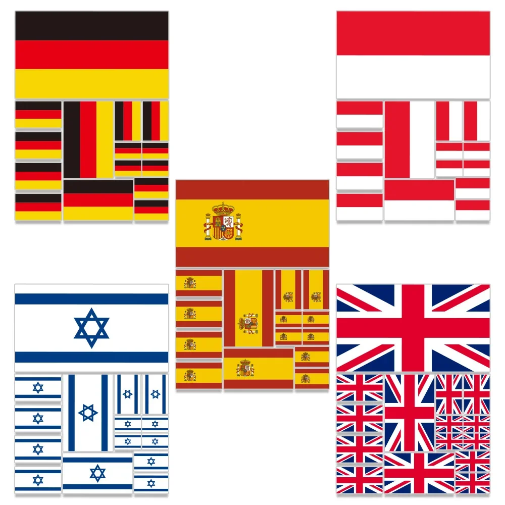 Multi-National Flag Vinyl Stickers - Waterproof Car Window/Motorcycle/Laptop Decals, Removable Auto Decor
Multi-National Flag Vinyl Stickers - Waterproof Car Window/Motorcycle/Laptop Decals, Removable Auto Decor