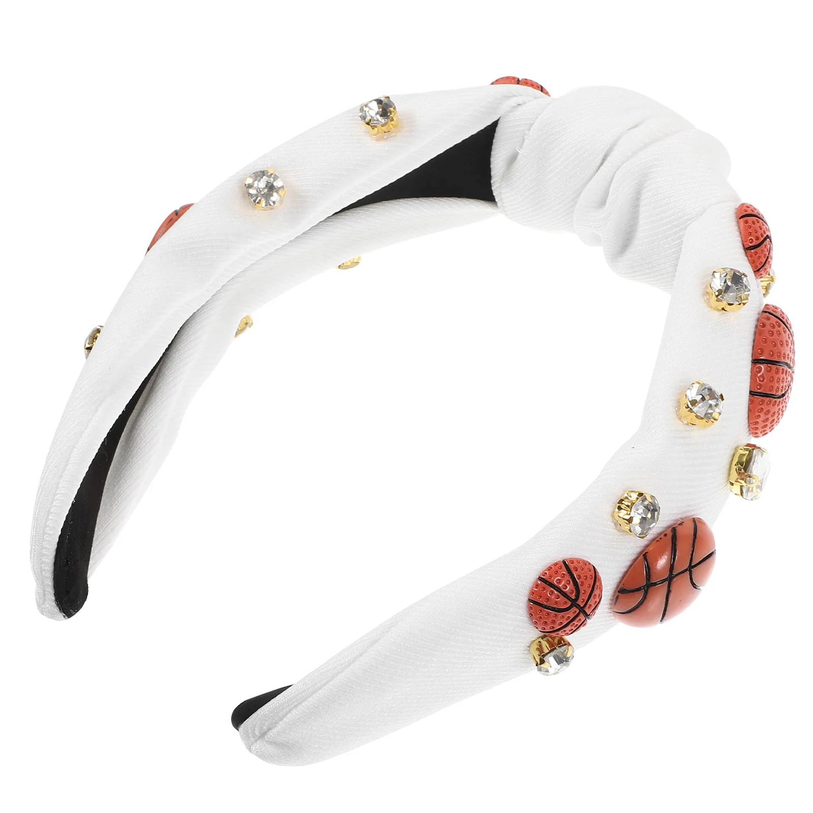 Basketball Fabric Headband Accessories Football Knotted for Women Miss Headbands
Basketball Fabric Headband Accessories Football Knotted for Women Miss Headbands