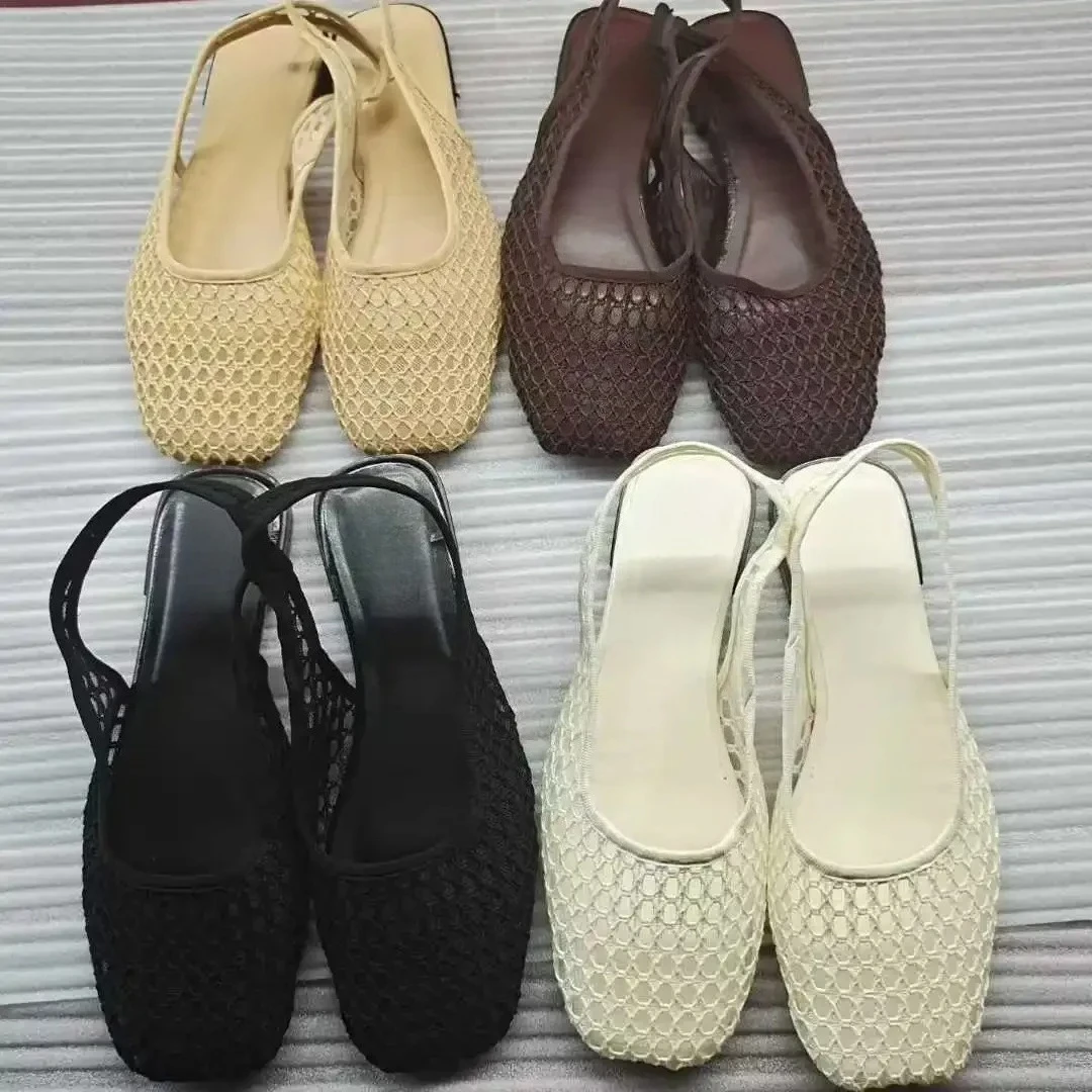 Square head fishing net medium mouth large size 35-42 size rear strap solid color versatile hollow flat sole shoes women
Square head fishing net medium mouth large size 35-42 size rear strap solid color versatile hollow flat sole shoes women