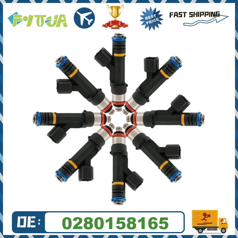 8pcs fuel Injector 0280158165 12609192 For Marine 4.3L 5.0L 5.7L 6.2L MerCruiser Volvo Penta 4.3 5.7L
8pcs fuel Injector 0280158165 12609192 For Marine 4.3L 5.0L 5.7L 6.2L MerCruiser Volvo Penta 4.3 5.7L