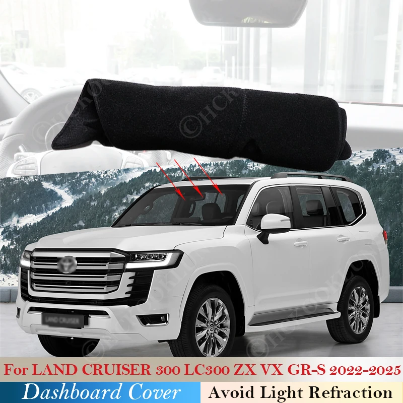 Dashboard Cover Pad For Toyota Land Cruiser 300 LC300 ZX VX GR-S 2022 2023 2024 2025 Car Anti-Slip Mat Sunshade Dashmat Carpet
Dashboard Cover Pad For Toyota Land Cruiser 300 LC300 ZX VX GR-S 2022 2023 2024 2025 Car Anti-Slip Mat Sunshade Dashmat Carpet