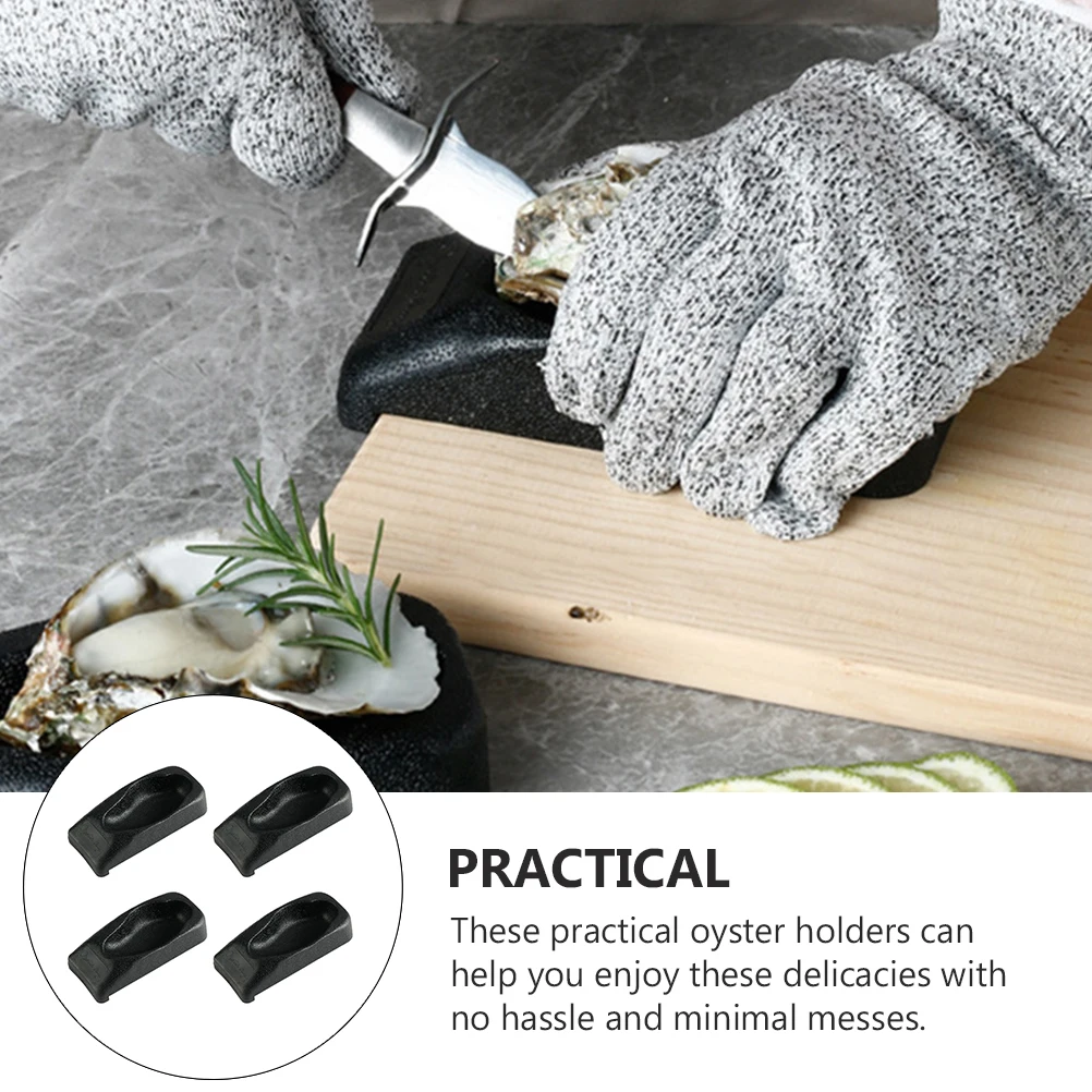 4 Pcs Oyster Tools Shucking Clamps Shellfish Holders PVC Tray Opening Eating Seafood Preparation Kitchen Bar Accessories
4 Pcs Oyster Tools Shucking Clamps Shellfish Holders PVC Tray Opening Eating Seafood Preparation Kitchen Bar Accessories