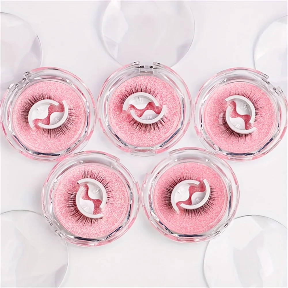 5 boxes of 10 reusable self-adhesive eyelashes, extending false eyelashes, waterproof eyelashes and natural makeup
5 boxes of 10 reusable self-adhesive eyelashes, extending false eyelashes, waterproof eyelashes and natural makeup