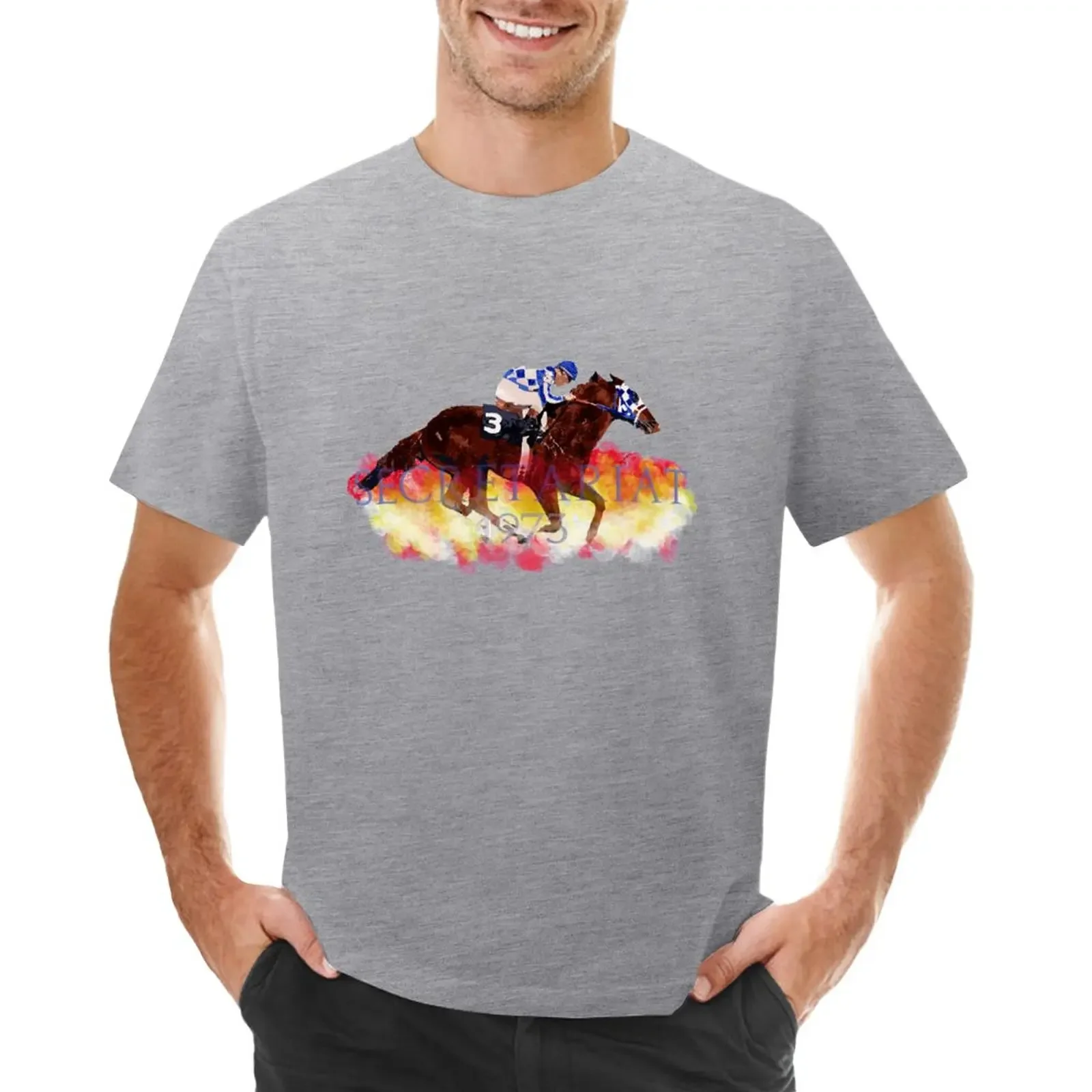 Secretariat 1973 Triple Crown Winner- Famous Racehorses T-Shirt Aesthetic clothing plus size tops funny t shirts for men
Secretariat 1973 Triple Crown Winner- Famous Racehorses T-Shirt Aesthetic clothing plus size tops funny t shirts for men
