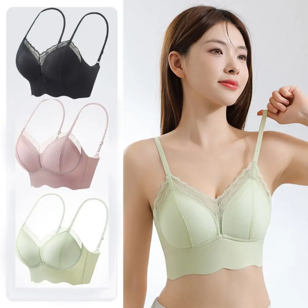 Mesh Thin Lace Seamless Bra Anti-sagging Shockproof Wireless Deep V Bras Lingerie Gathered Breasts Underwear for Women Gifts
Mesh Thin Lace Seamless Bra Anti-sagging Shockproof Wireless Deep V Bras Lingerie Gathered Breasts Underwear for Women Gifts