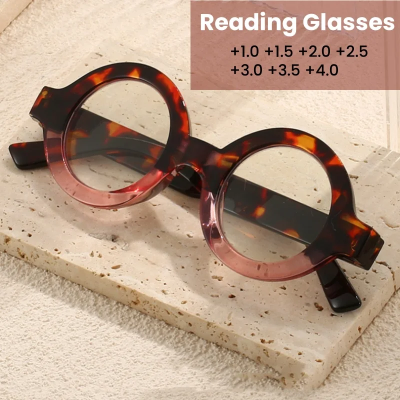 Vintage Full Frame Reading Glasses Blue Light Blocking Eye Protection Round Spectacles Optical Prescription Eyewear 1.0 TO +4.0
Vintage Full Frame Reading Glasses Blue Light Blocking Eye Protection Round Spectacles Optical Prescription Eyewear 1.0 TO +4.0