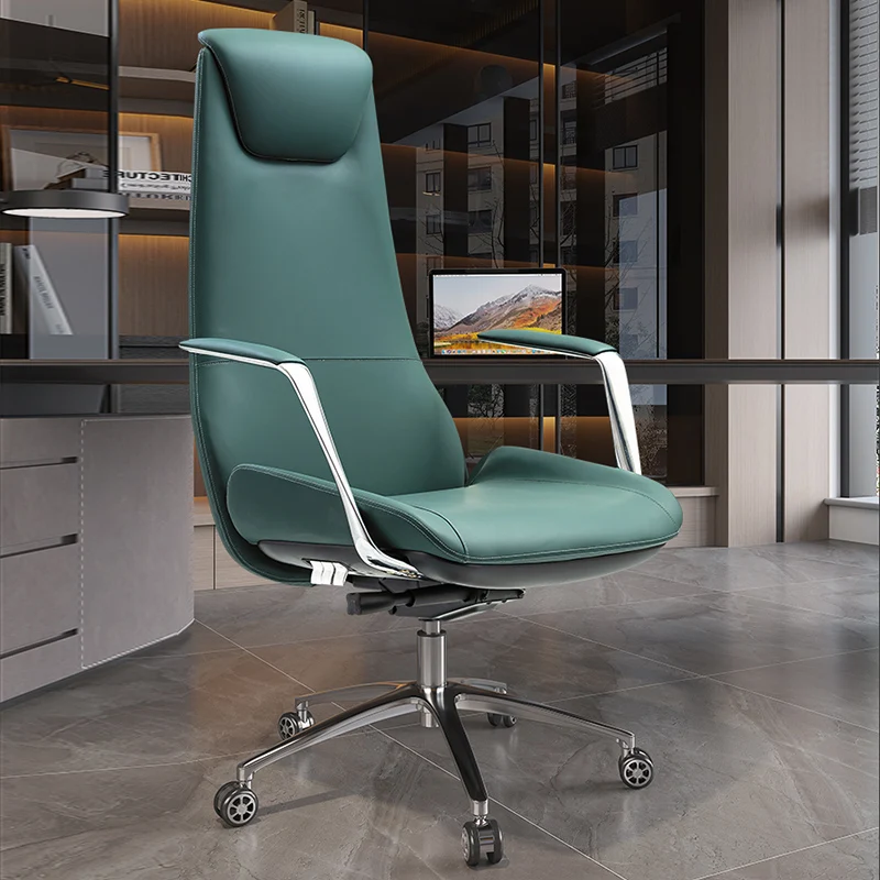 Executive Ergonomic Wheels Chair Modern Lift Luxury Leather Portable Office Chair Chaise Recliner Fotel Gamingowy Furniture
Executive Ergonomic Wheels Chair Modern Lift Luxury Leather Portable Office Chair Chaise Recliner Fotel Gamingowy Furniture
