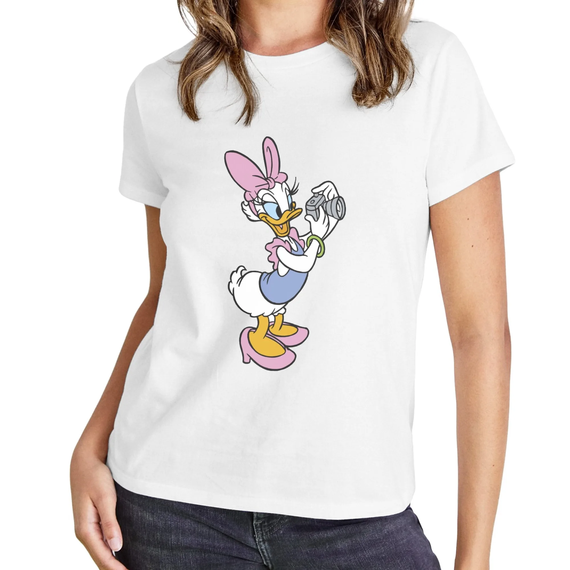 Summer Halloween Disney Fashion Harajuku Women's White Short Sleeve Mickey Mouse Pattern T-Shirt Fun Plus Size Top T-Shirt
Summer Halloween Disney Fashion Harajuku Women's White Short Sleeve Mickey Mouse Pattern T-Shirt Fun Plus Size Top T-Shirt