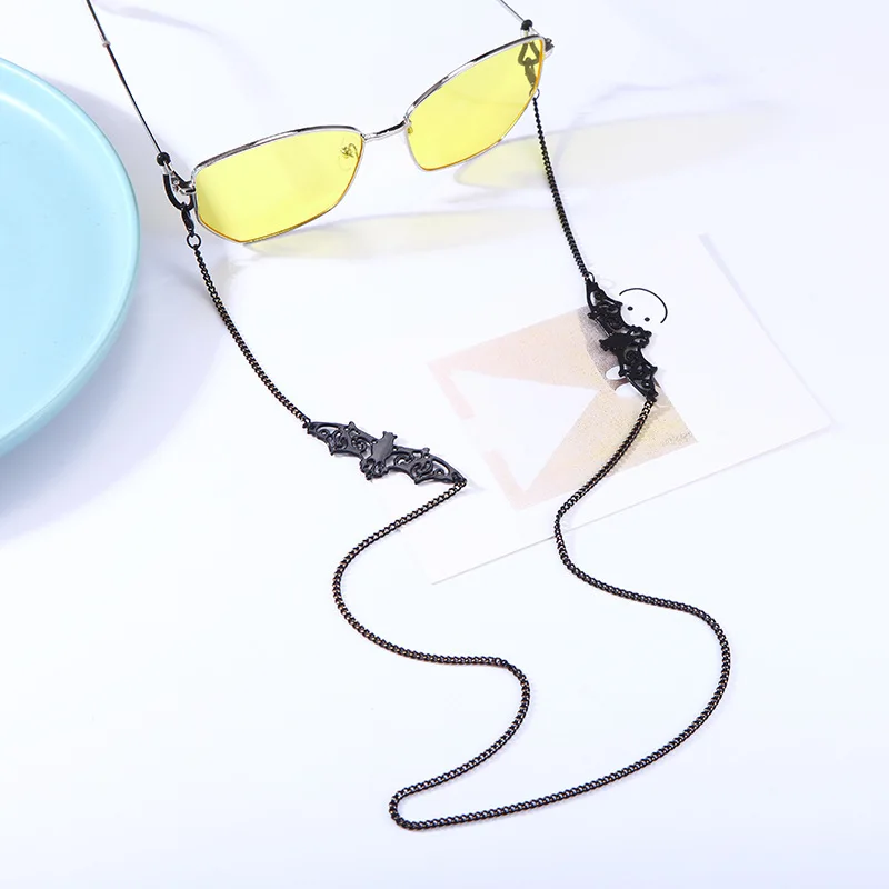 Vintage Black Bat Glasses Chain Unisex Sunglass Lanyard Holder Metal Cord Reading Glasses Strap Mask Chain Hang On Neck Jewelry
Vintage Black Bat Glasses Chain Unisex Sunglass Lanyard Holder Metal Cord Reading Glasses Strap Mask Chain Hang On Neck Jewelry