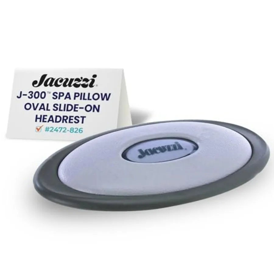 J-300 Series Spa Pillow Set - Oval Slide-On Hot Tub Headrest for 2007 2013 Part #2472-826 Replacement Spa Pillow Ergonomic Neck
J-300 Series Spa Pillow Set - Oval Slide-On Hot Tub Headrest for 2007 2013 Part #2472-826 Replacement Spa Pillow Ergonomic Neck