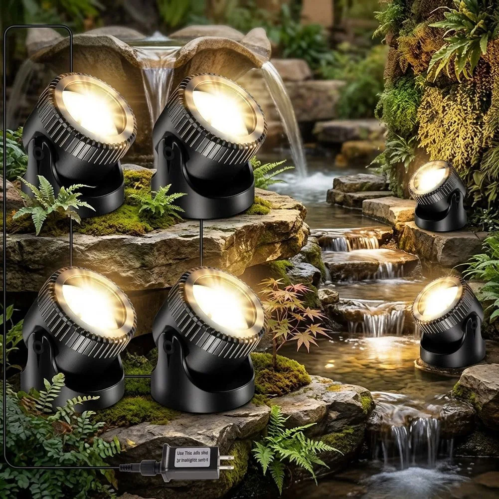 Colored Pond Lights Fountain Light IP68 Waterproof Outdoor Landscape Lights 4-in-1 Underwater Lights For Fish Tank Pond Fountain
Colored Pond Lights Fountain Light IP68 Waterproof Outdoor Landscape Lights 4-in-1 Underwater Lights For Fish Tank Pond Fountain