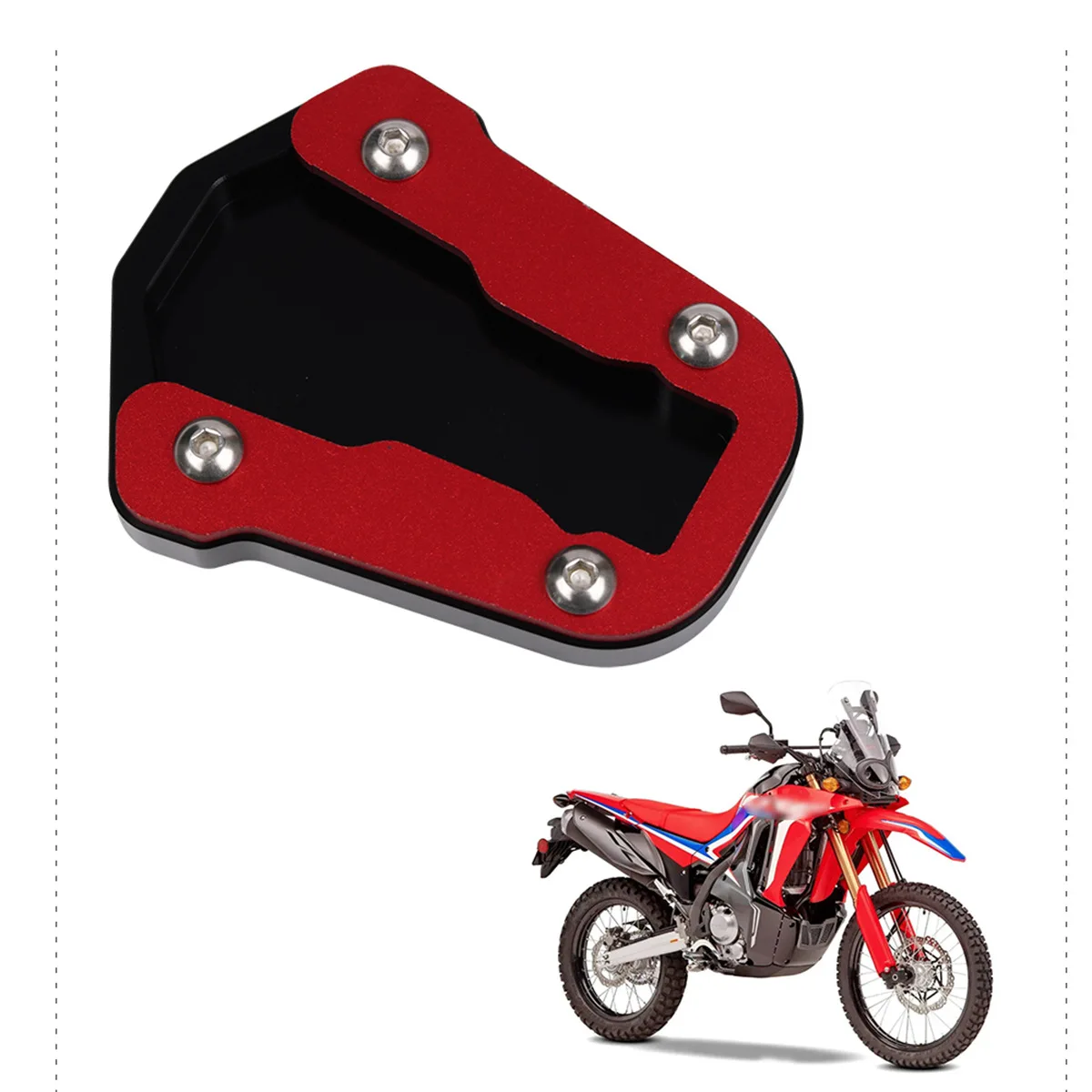 Motorcycle Accessories Kickstand Foot Side Stand Enlarge Extension Pad Shelf For CRF300L CRF 300 L CRF300 Rally 202-2024
Motorcycle Accessories Kickstand Foot Side Stand Enlarge Extension Pad Shelf For CRF300L CRF 300 L CRF300 Rally 202-2024