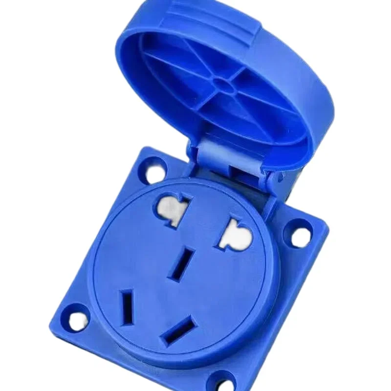 National standard waterproof socket panel plug for cable tray 220V five-hole 10A household power supply
National standard waterproof socket panel plug for cable tray 220V five-hole 10A household power supply