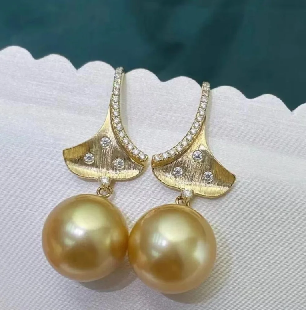 Великолепные жемчужные серьги AAA8-9 мм9-10 мм10-11 мм, круглые золотые серьги с натуральным жемчугом Южного моря 
Великолепные жемчужные серьги AAA8-9 мм9-10 мм10-11 мм, круглые золотые серьги с натуральным жемчугом Южного моря