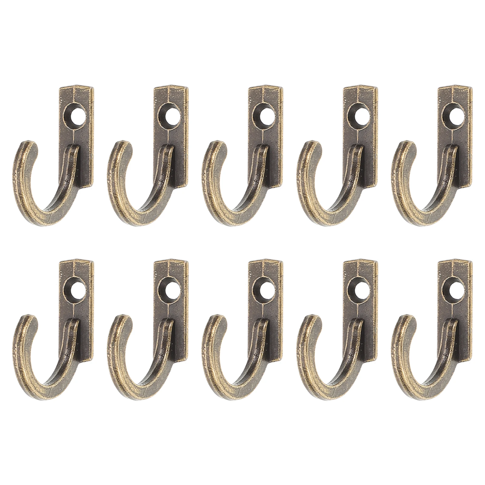 10pcs Retro Wall Mounted Hooks Decorative Single Prong Hangers for Coats Hats Towels Clothes Bedroom Style
10pcs Retro Wall Mounted Hooks Decorative Single Prong Hangers for Coats Hats Towels Clothes Bedroom Style
