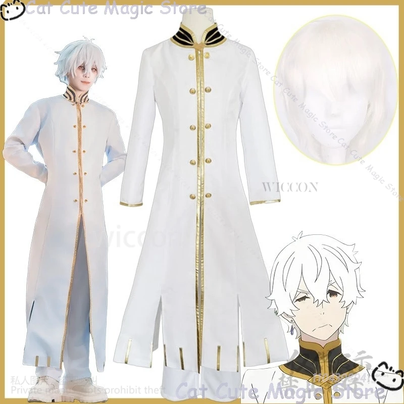 Anime Re:Life In A Different World From Zero Cosplay Regulus White Long Coat Uniform Wigs For Man Halloween Outfit Customized
Anime Re:Life In A Different World From Zero Cosplay Regulus White Long Coat Uniform Wigs For Man Halloween Outfit Customized