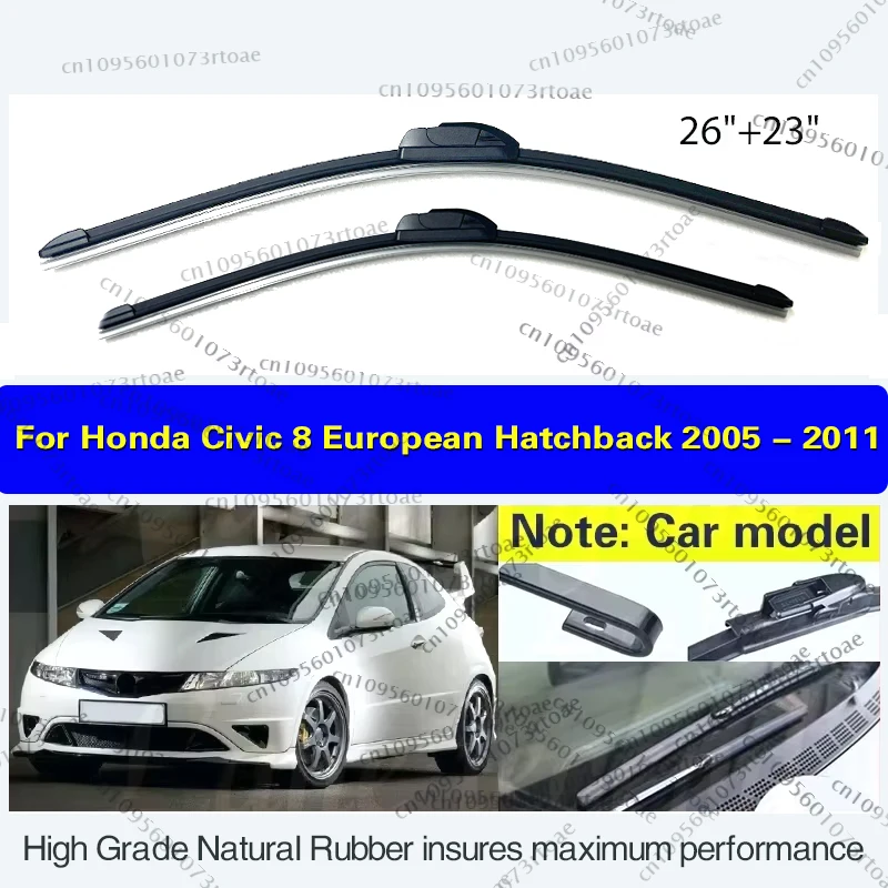 Car Wiper Blade For Honda Civic 8 European Hatchback 2005 - 2011 Front Window Windscreen Windshield Car Accessories 26"+23"
Car Wiper Blade For Honda Civic 8 European Hatchback 2005 - 2011 Front Window Windscreen Windshield Car Accessories 26"+23"