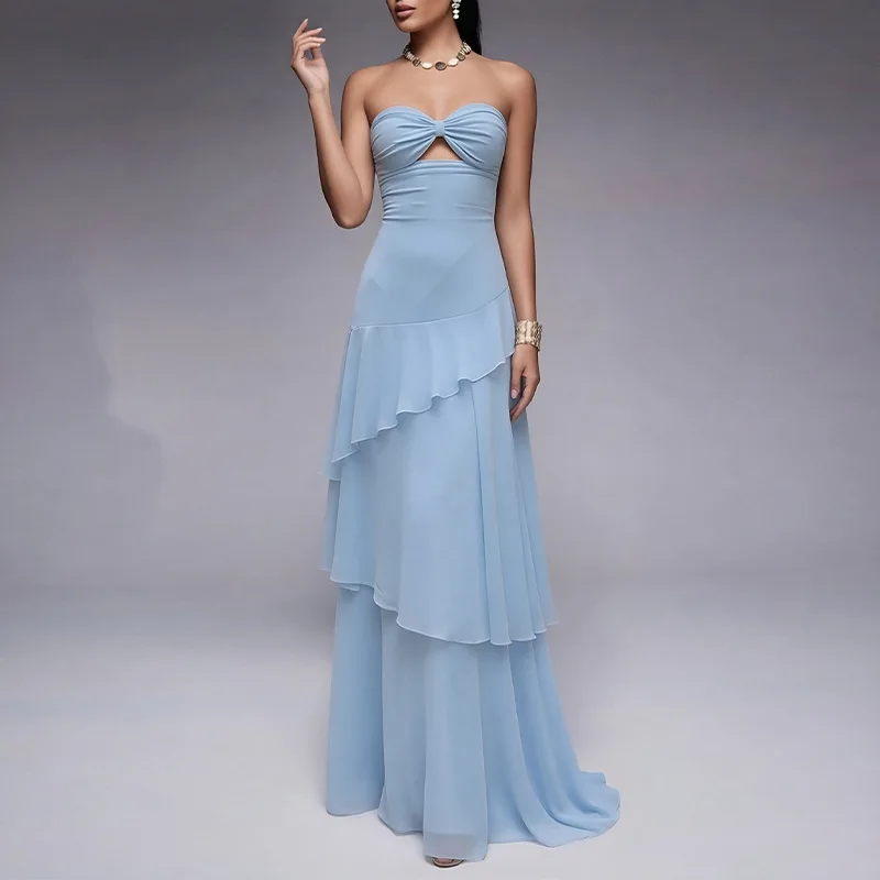 Elegant Women's Dress Dresses Spring Summer Fashion Solid Color Off Shoulder Hollow Out Long Evening Gown Matching Set
Elegant Women's Dress Dresses Spring Summer Fashion Solid Color Off Shoulder Hollow Out Long Evening Gown Matching Set