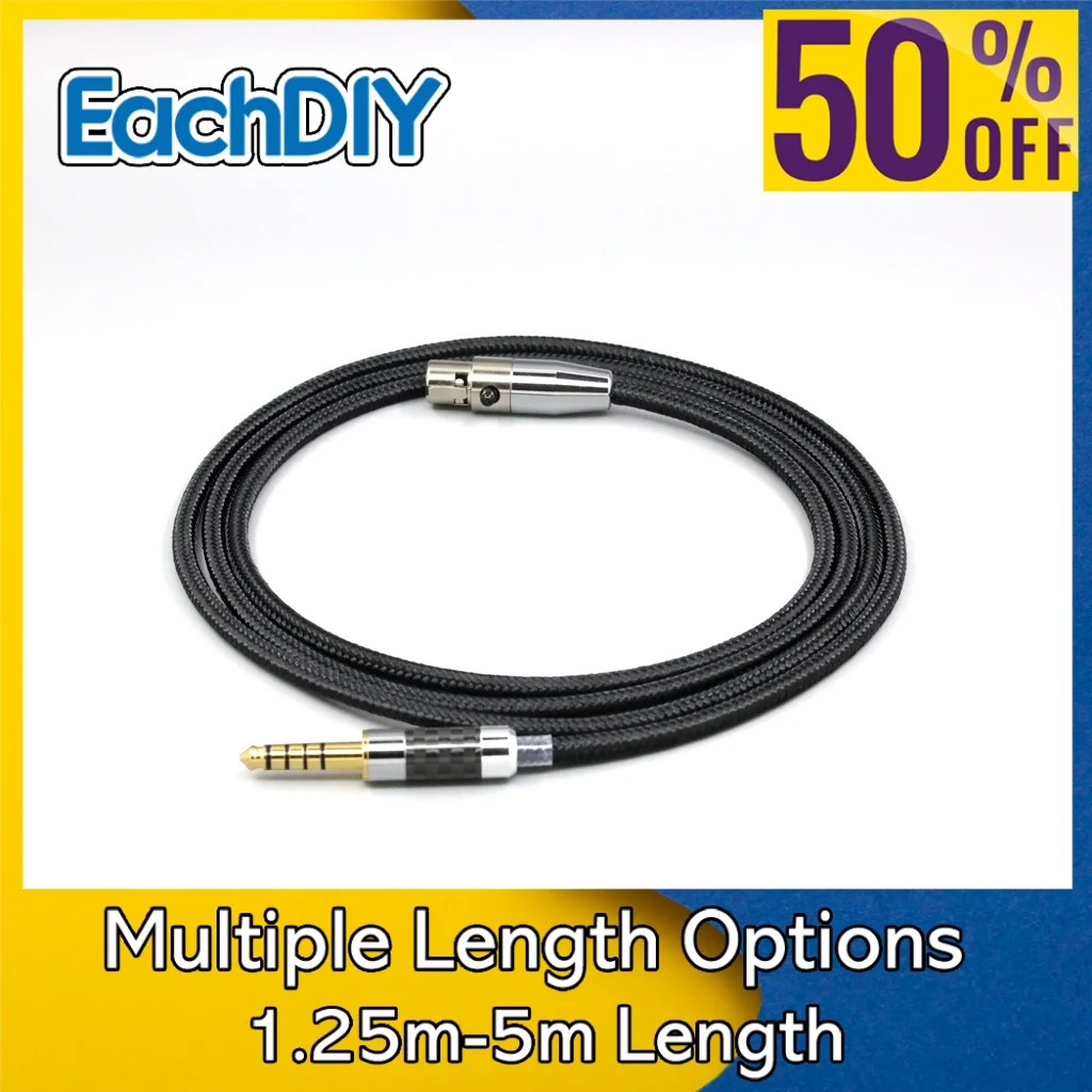 6.5mm XLR 4.4mm Super Soft Headphone Nylon OFC Cable For AKG Q701 K702 K271 K272 K240 K141 K712 K181 K267 K712 LN007536
6.5mm XLR 4.4mm Super Soft Headphone Nylon OFC Cable For AKG Q701 K702 K271 K272 K240 K141 K712 K181 K267 K712 LN007536