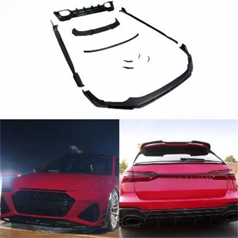 High Quality Dry Carbon Fiber Facelift Body Kit Front Bumper Grille Rear Diffuser for RS6 RS7
High Quality Dry Carbon Fiber Facelift Body Kit Front Bumper Grille Rear Diffuser for RS6 RS7