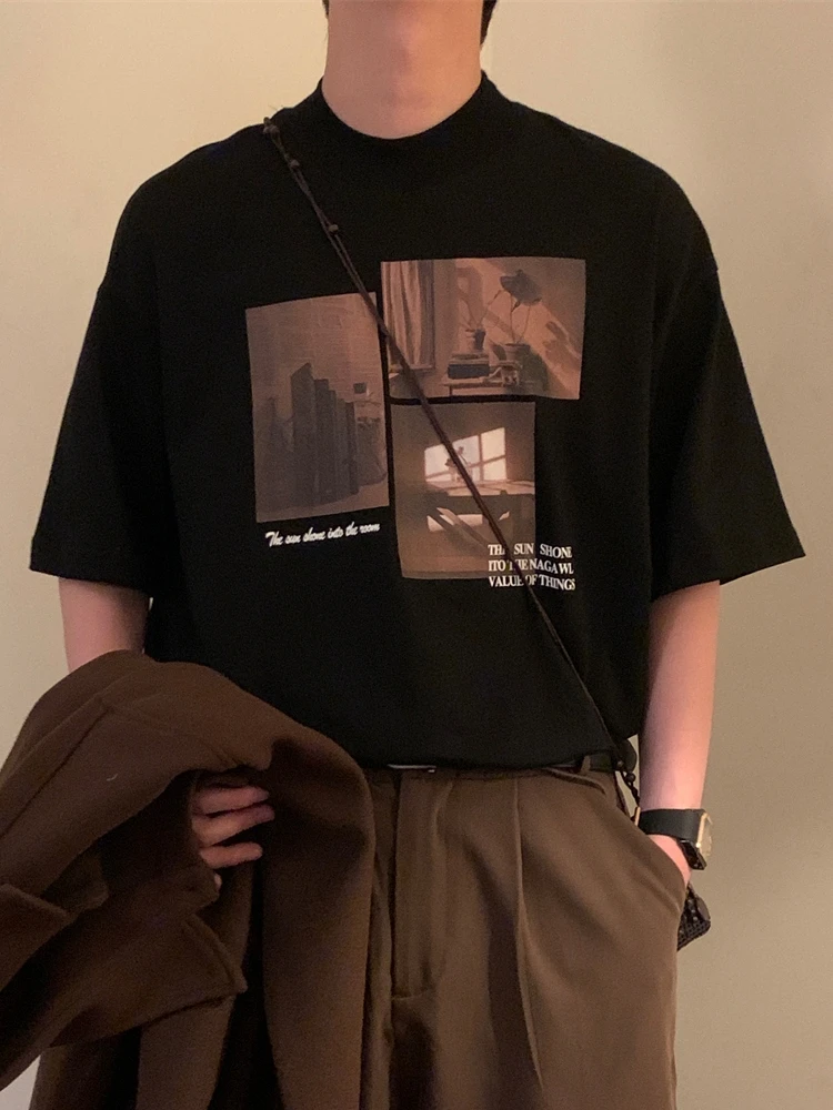 Summer 2026 Men's Loose Fit Casual Cotton T-Shirt Short Sleeve Retro Print Breathable Fashion Brand Tee Shirt Creative Fun Print
Summer 2026 Men's Loose Fit Casual Cotton T-Shirt Short Sleeve Retro Print Breathable Fashion Brand Tee Shirt Creative Fun Print