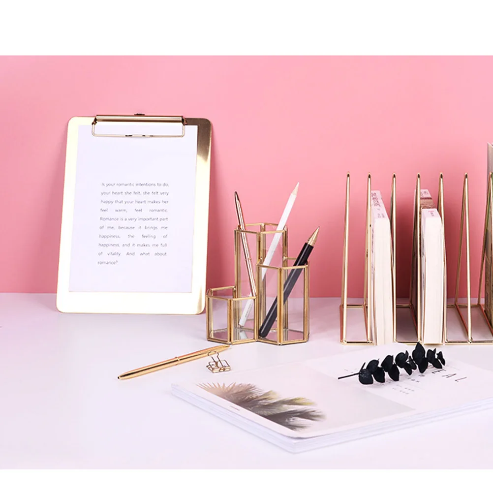 Nordic Hexagonal Combination Tabletop Storage Pen Holder Gold Desktop Pen Holder Accessories Stationery Organizer 
Nordic Hexagonal Combination Tabletop Storage Pen Holder Gold Desktop Pen Holder Accessories Stationery Organizer