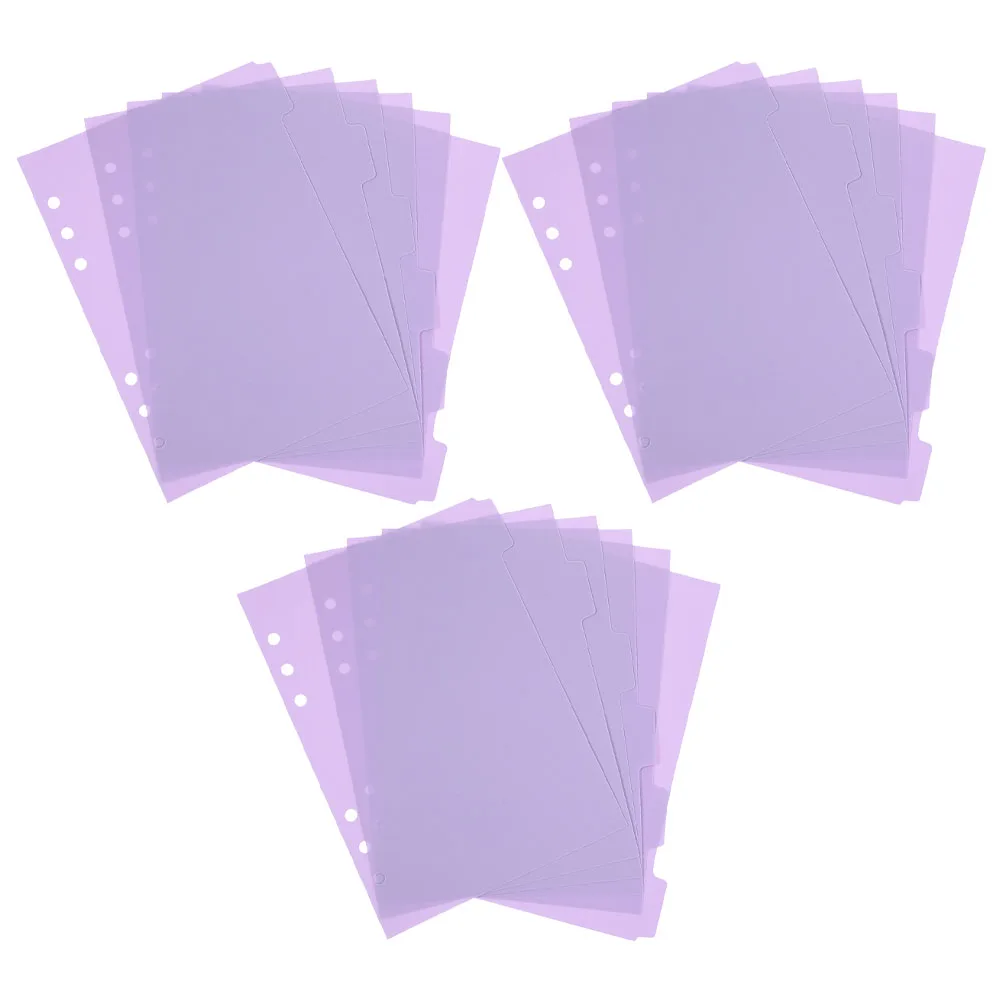 Binder Separator Pages Index Dividers A5 Planner Accessories Tab Document Plastic Notebook
Binder Separator Pages Index Dividers A5 Planner Accessories Tab Document Plastic Notebook