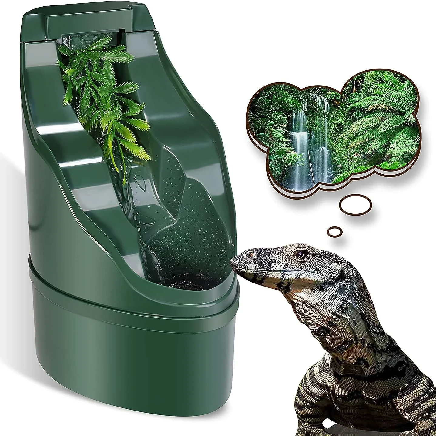 110V/220V Pet Water Dispenser Lightweight Double Filtration Anti-deformed Reptile Water Drinker Dispenser Pet Feeder Landscaping
110V/220V Pet Water Dispenser Lightweight Double Filtration Anti-deformed Reptile Water Drinker Dispenser Pet Feeder Landscaping