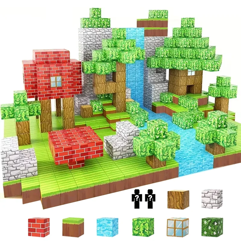Magnetic Building Block Toy Mine World Creativity Stacking Forest Brick Figure Model Set Educational Kids for Boy Girls Gifts
Magnetic Building Block Toy Mine World Creativity Stacking Forest Brick Figure Model Set Educational Kids for Boy Girls Gifts