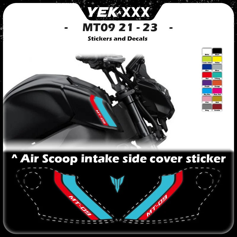 Для YAMAHA MT09 2021-2023-новая наклейка на топливный бак, двухцветный дизайн, линия обтекателя впускной трубы
Для YAMAHA MT09 2021-2023-новая наклейка на топливный бак, двухцветный дизайн, линия обтекателя впускной трубы