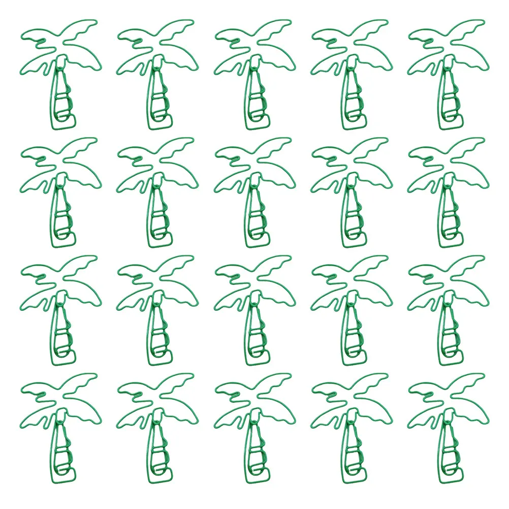 20 Pcs Coconut Paper Clip Cute Paperclips for Office Supplies Tree Shape Planners The Summer
20 Pcs Coconut Paper Clip Cute Paperclips for Office Supplies Tree Shape Planners The Summer