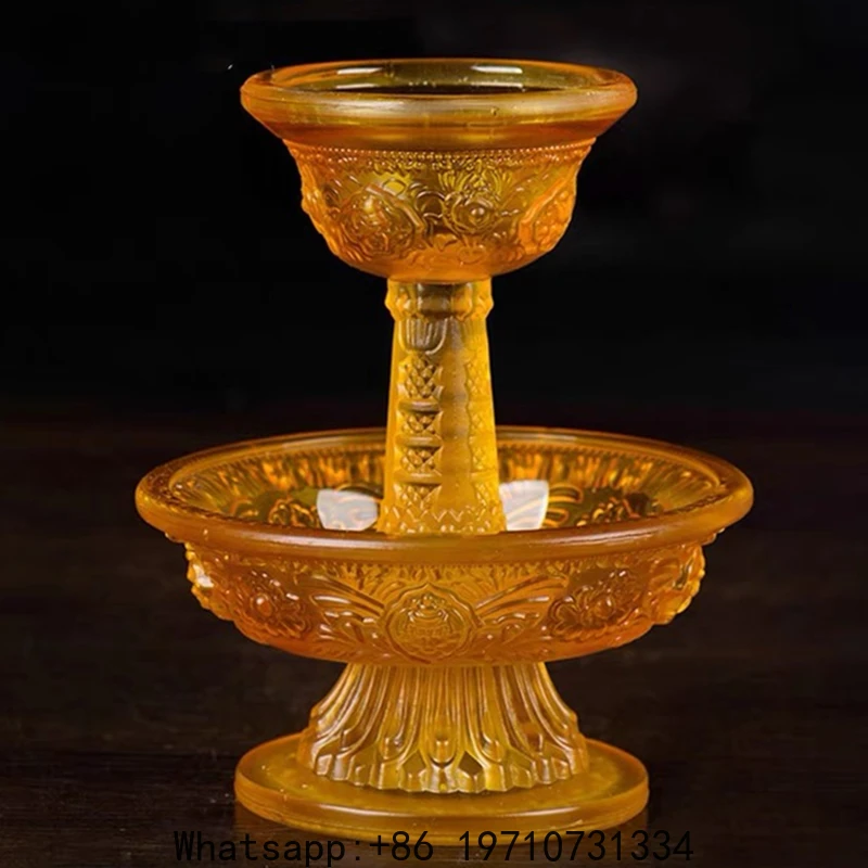 Buddhist Guardian Tray Cup Furnishing Glass Handicraft Embossed Tibetan Interior Buddhism Holy Water Plate Home Gift Decorative
Buddhist Guardian Tray Cup Furnishing Glass Handicraft Embossed Tibetan Interior Buddhism Holy Water Plate Home Gift Decorative