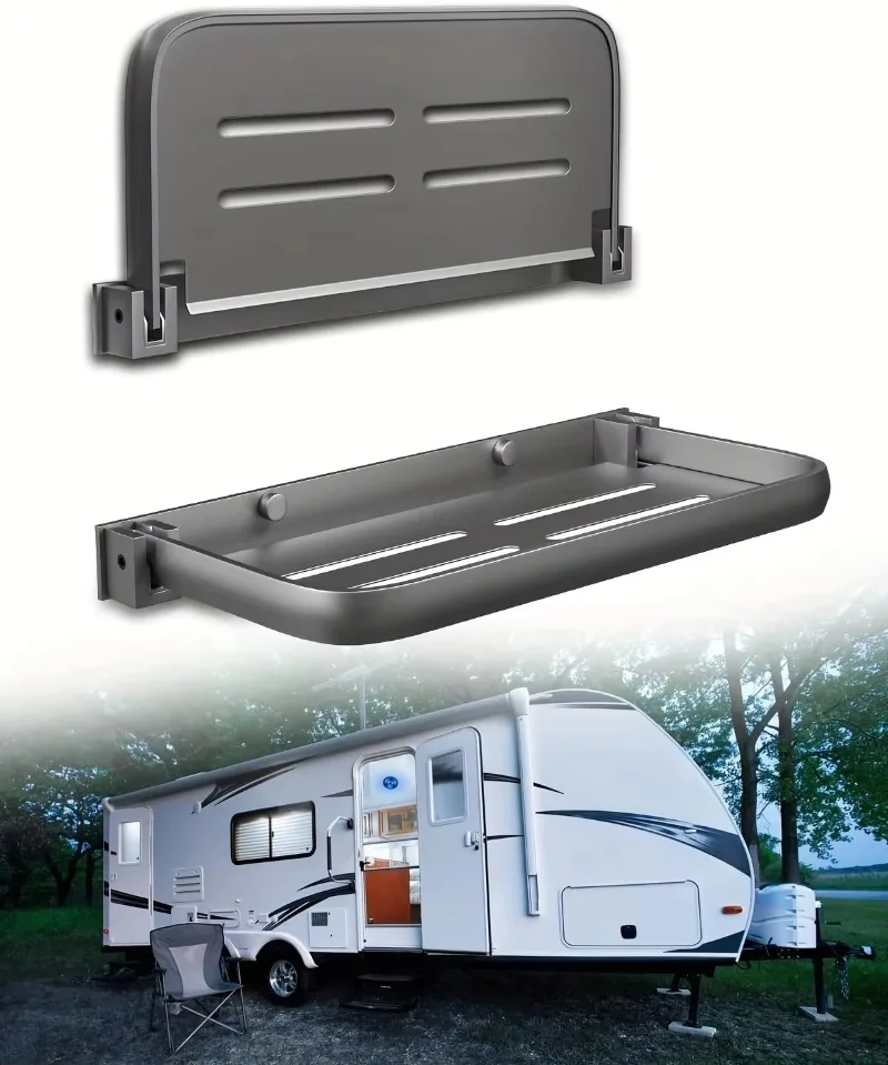 RV Drop-down Aluminum Foldable Shelves Are Used For Wall Storage In RVs And Campers And For Saving Space In RVs.
RV Drop-down Aluminum Foldable Shelves Are Used For Wall Storage In RVs And Campers And For Saving Space In RVs.