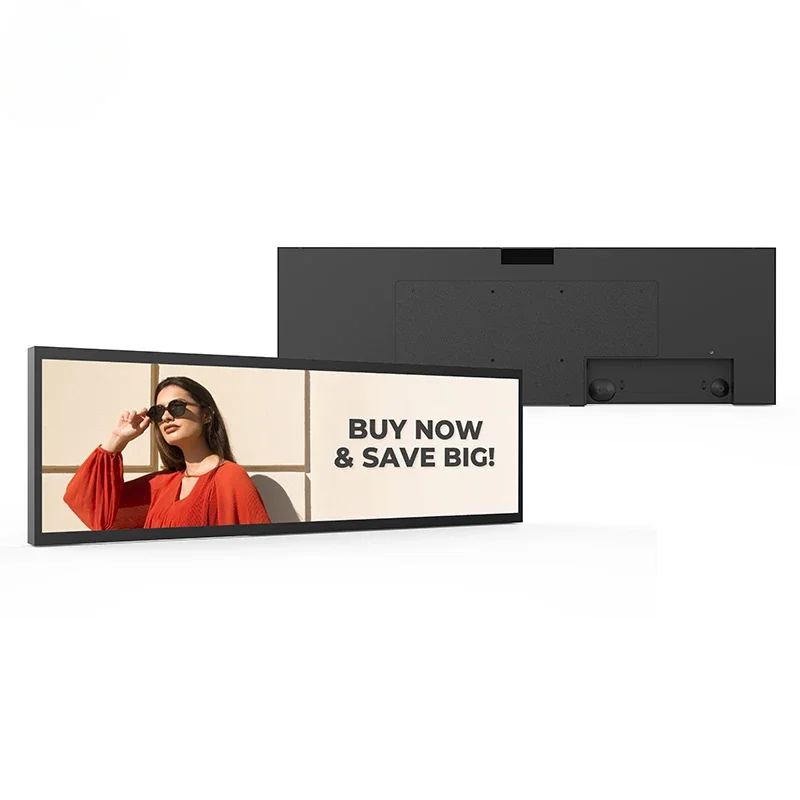 29 Inch Hd Retail Store Wide Touch Screen Monitor Shelf Edged Stretch Bar Lcd Advertising Display
29 Inch Hd Retail Store Wide Touch Screen Monitor Shelf Edged Stretch Bar Lcd Advertising Display